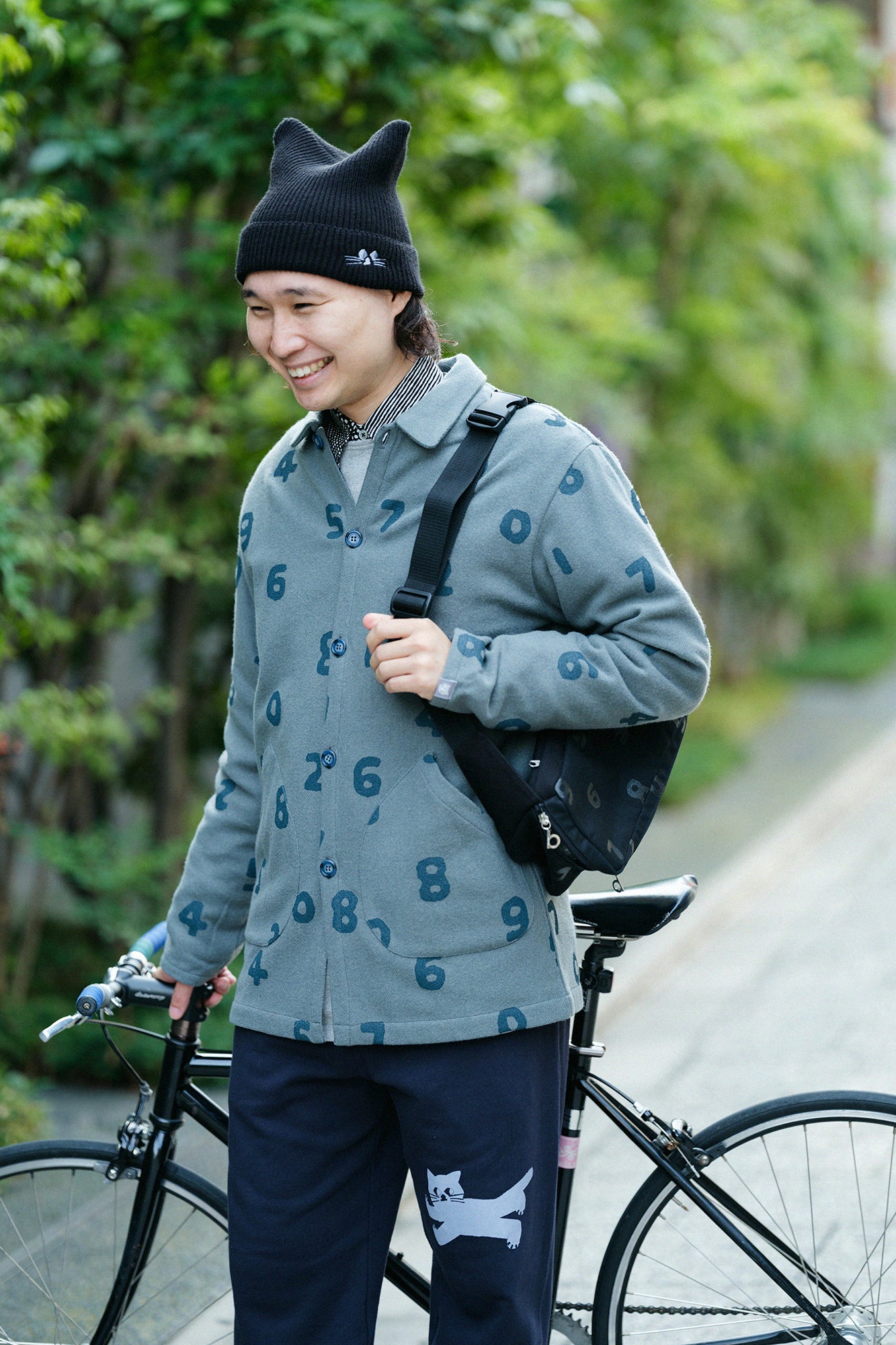 CORDURA® Combat Wool Cardigan with Collar/SO-SU-U Light Blue