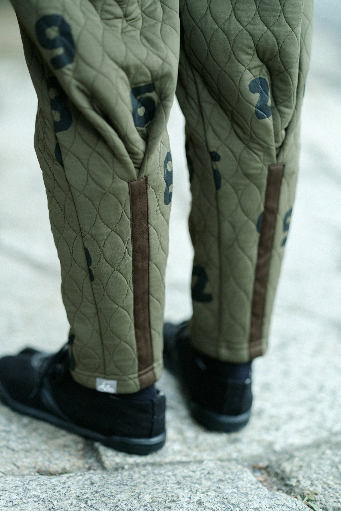 Quilted Jacquard BIKE Jodhpur/SO-SU-U Khaki