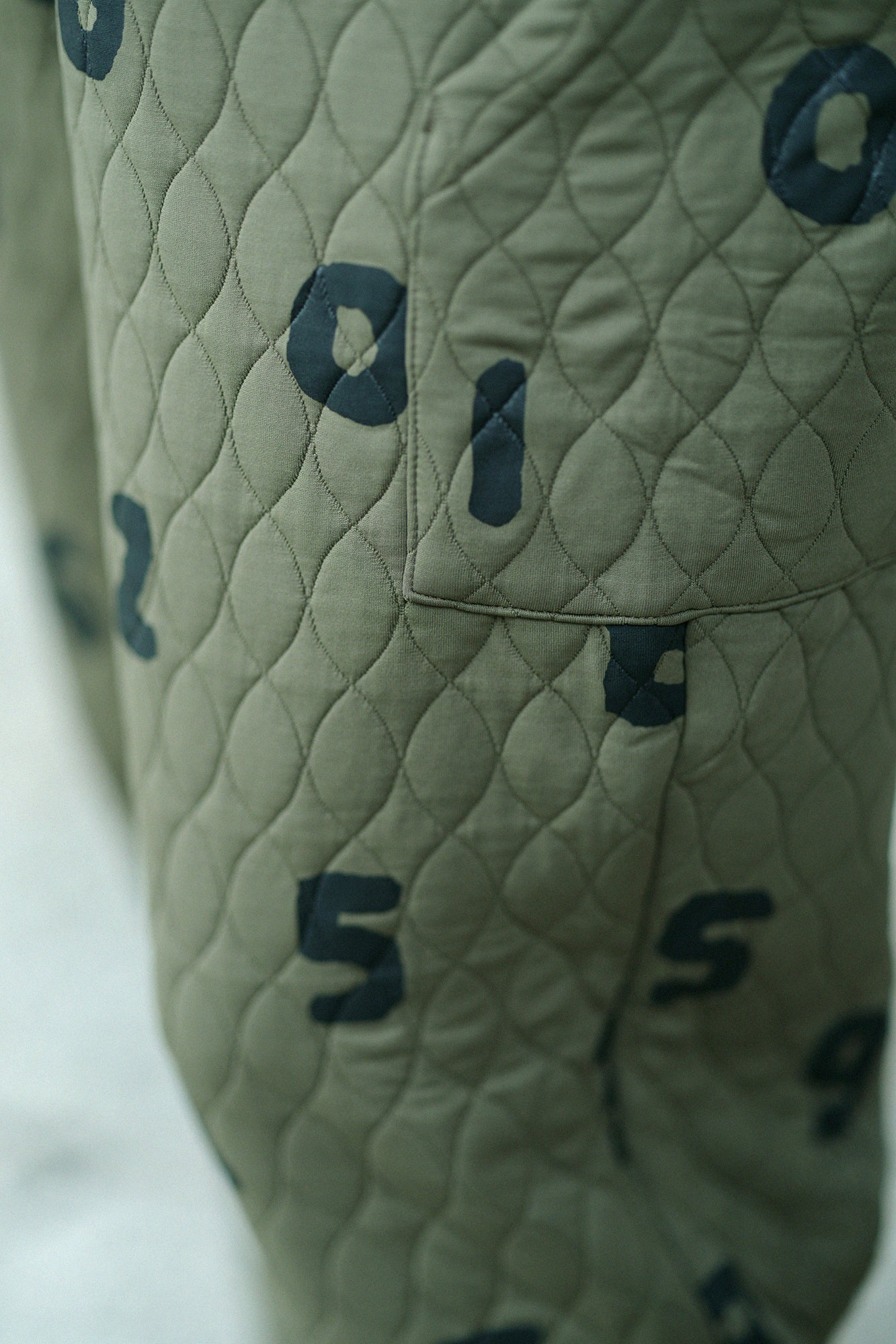 Quilted Jacquard BIKE Jodhpur/SO-SU-U Khaki