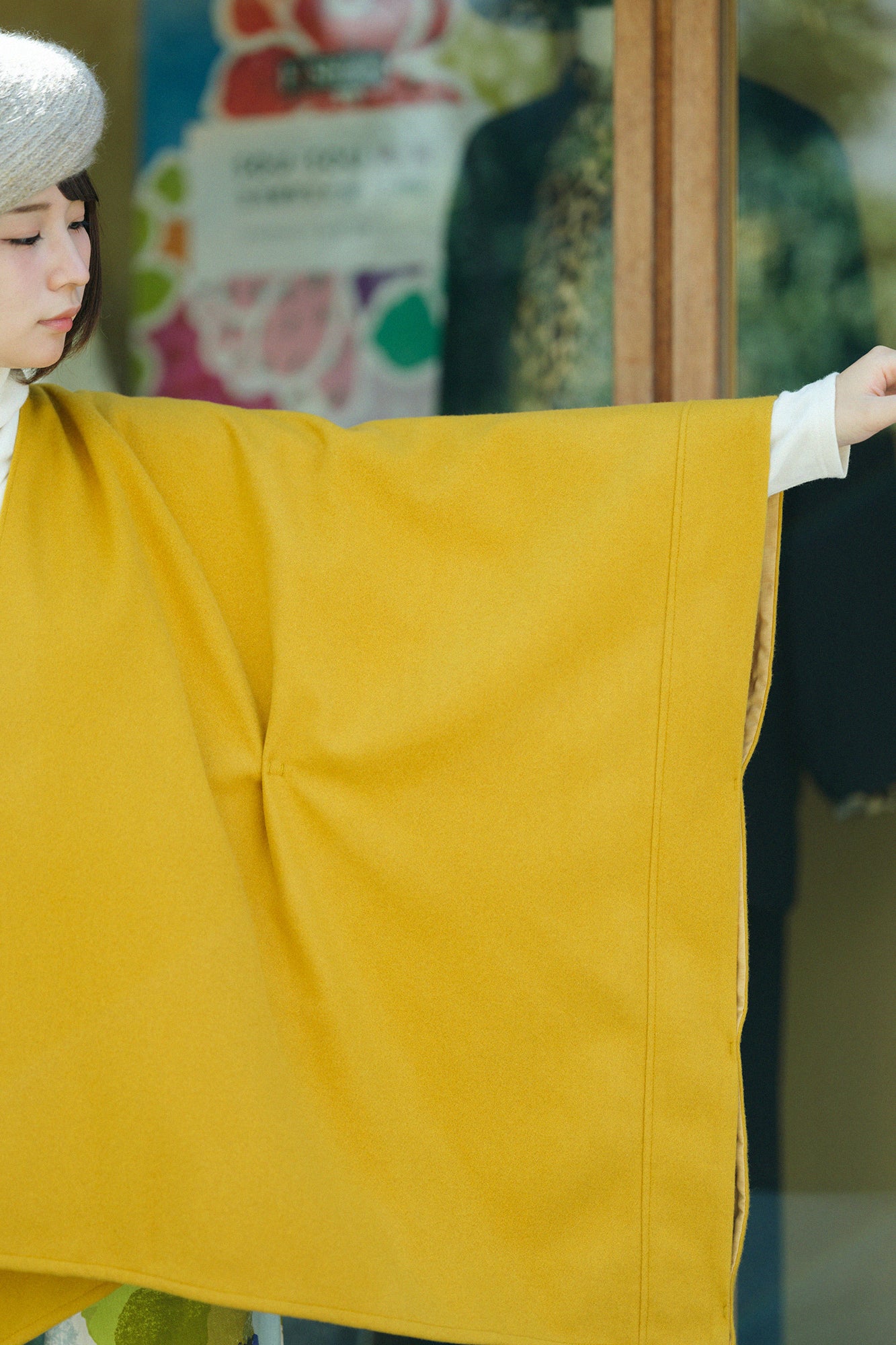 ウールメルトン きさらぎ/芥子色(からしいろ)