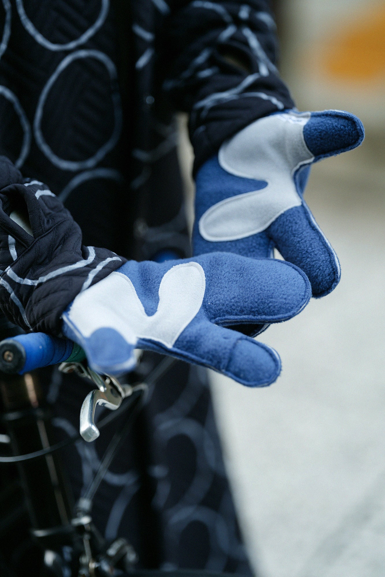 3 Fingers Gloves touch/Navy