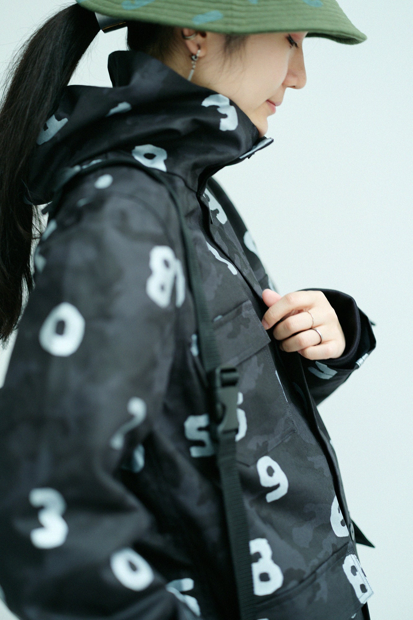 Waterproof Mountain Parka/camo SO-SU-U Dark Grey