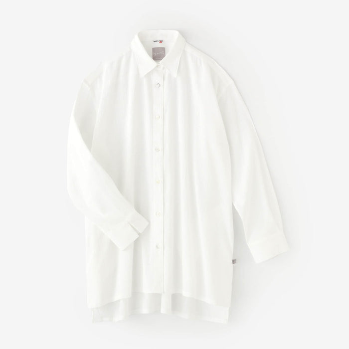 高島縮 グランチュニックシャツ