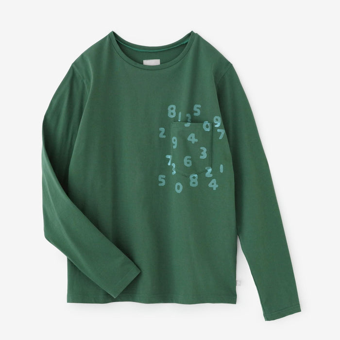 ハイゲージ天竺 長袖ポケットTシャツ