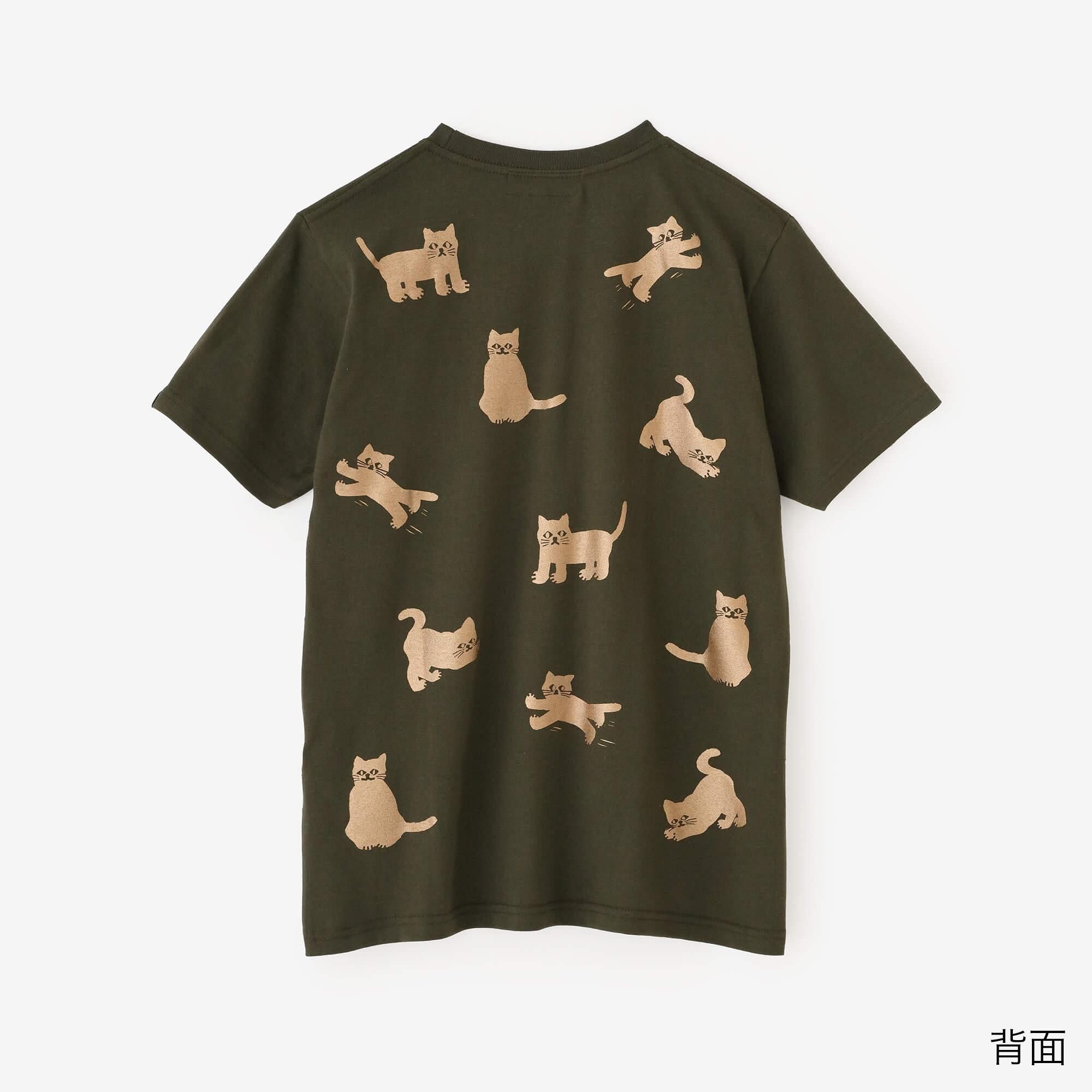 ねこ 半袖Tシャツ