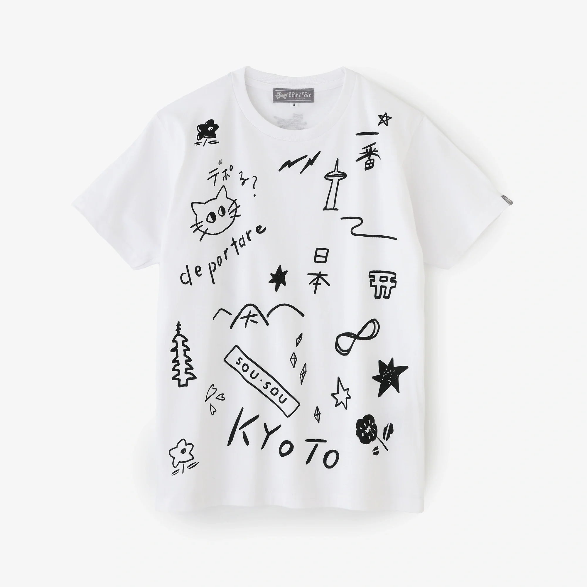 【予約】depo 乱描画 半袖Tシャツ