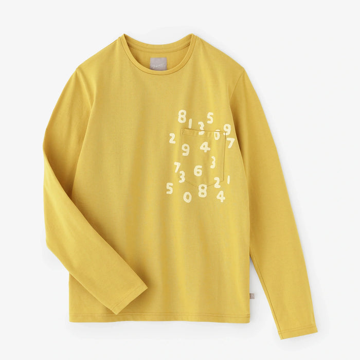 Langärmliges T-Shirt mit Taschen aus hochwertigem Jersey