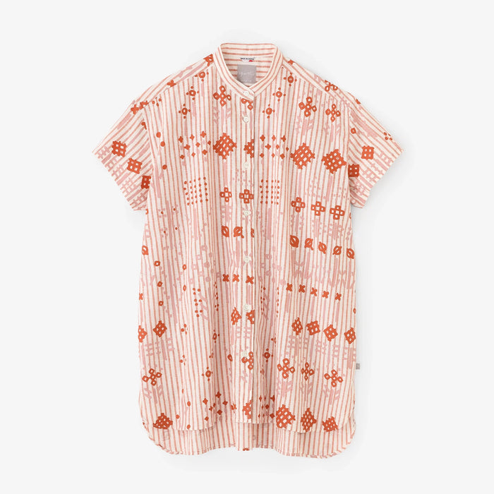 Chizimi Cotton Gran Tunic Short Sleeve Shirt