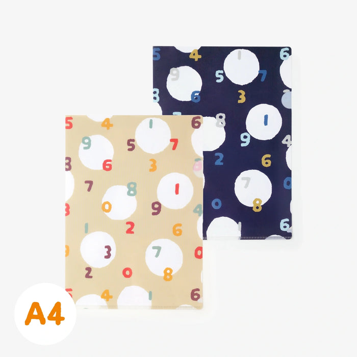 SOU・SOU×Eslite Bookstore A4-Klarsichtordner, 2er-Set