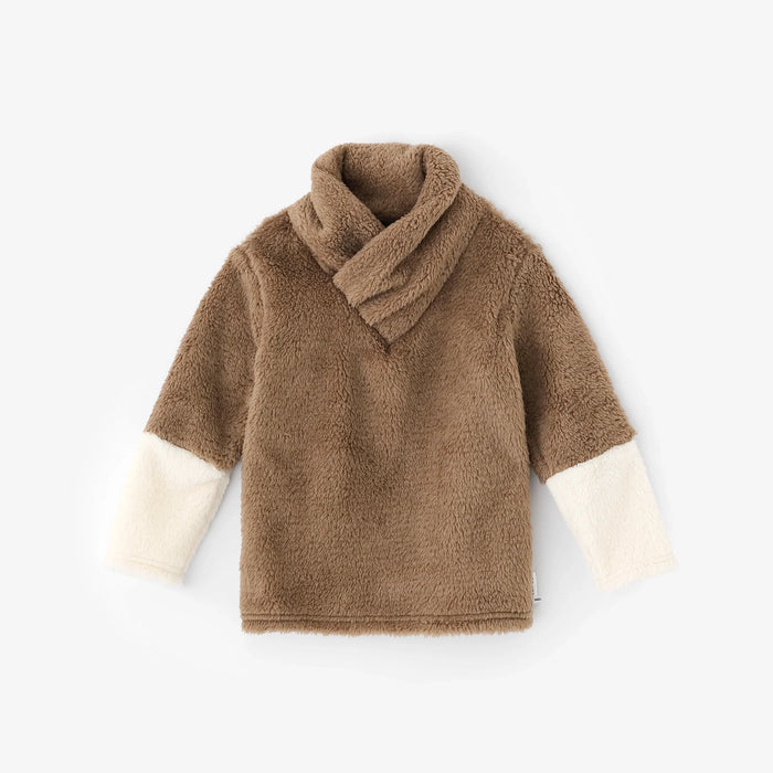 ボア えりまきちがいそで