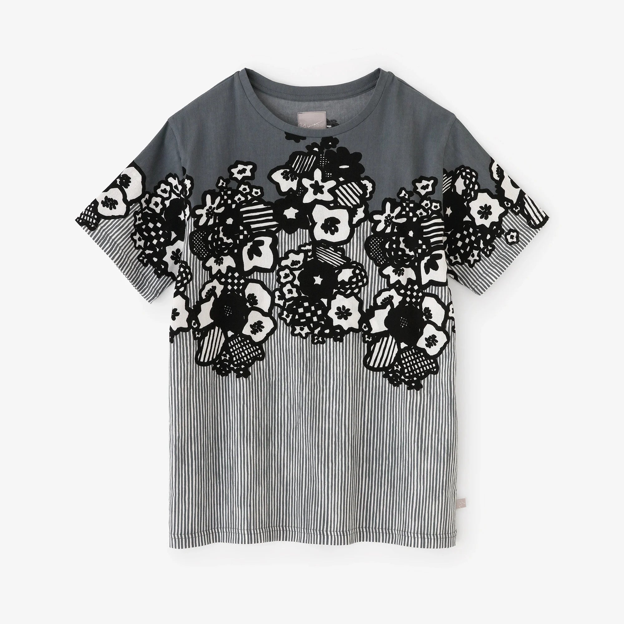 高島縮 40/40 半袖Tシャツ