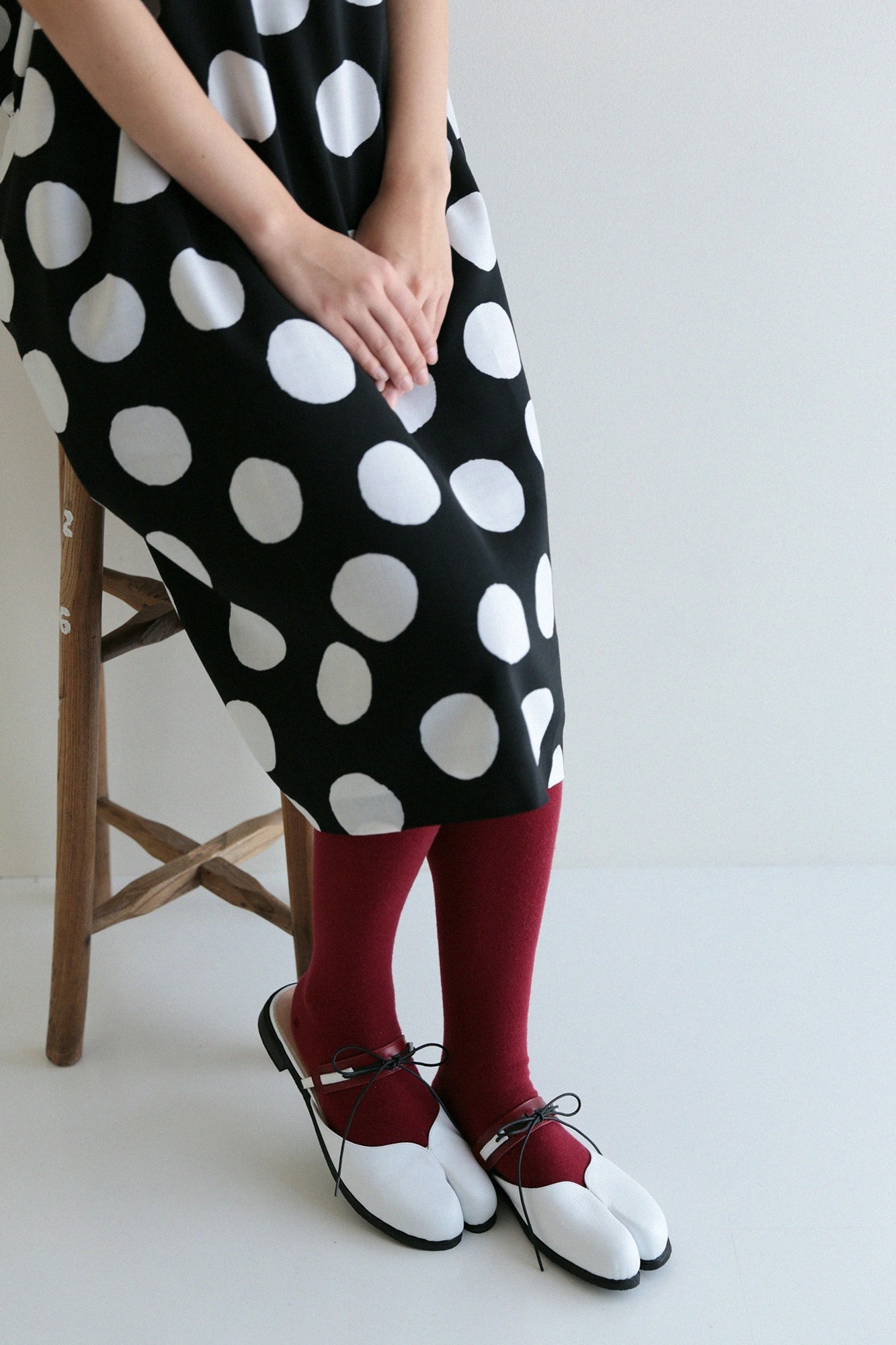 爪掛 SOU・SOU着衣×吉靴房／白色【※約需6個月送達】