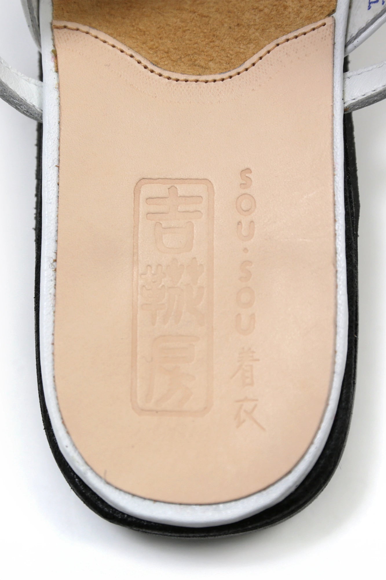 【6ヶ月後発送】爪掛（つまかけ） SOU・SOU着衣×吉靴房／胡粉色（ごふんいろ）