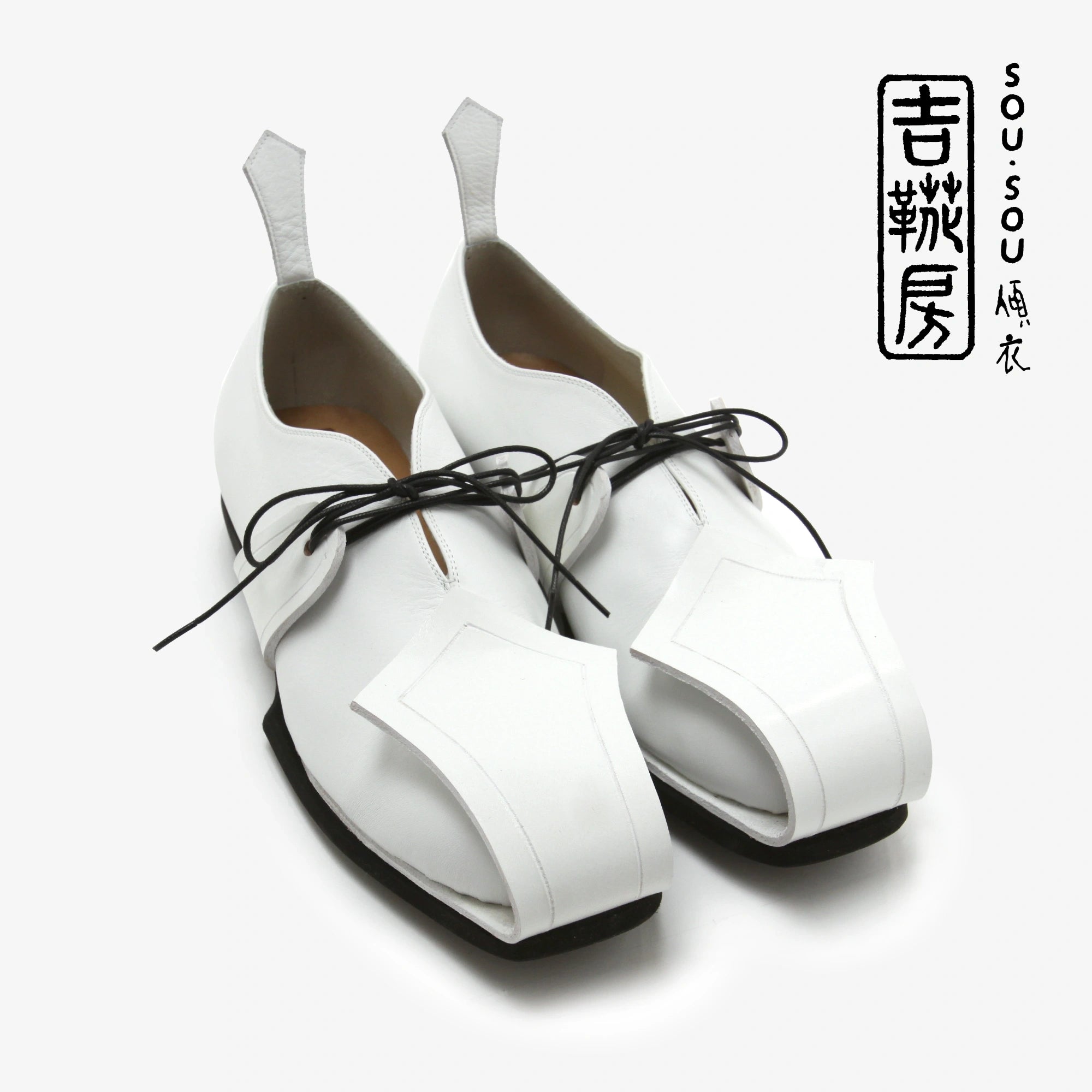 御沓 SOU・SOU傾衣×吉靴房／白色【※約需6個月送達】