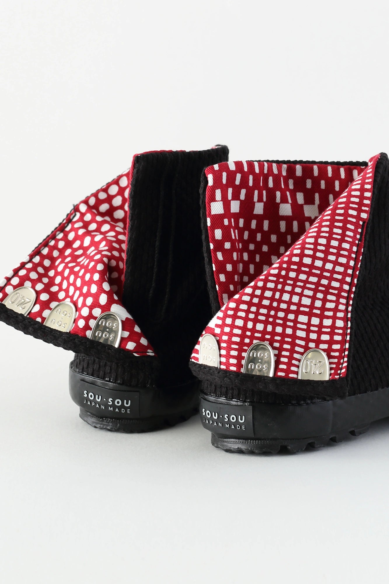 Split Toe Tabi Shoes / Sashiko Black