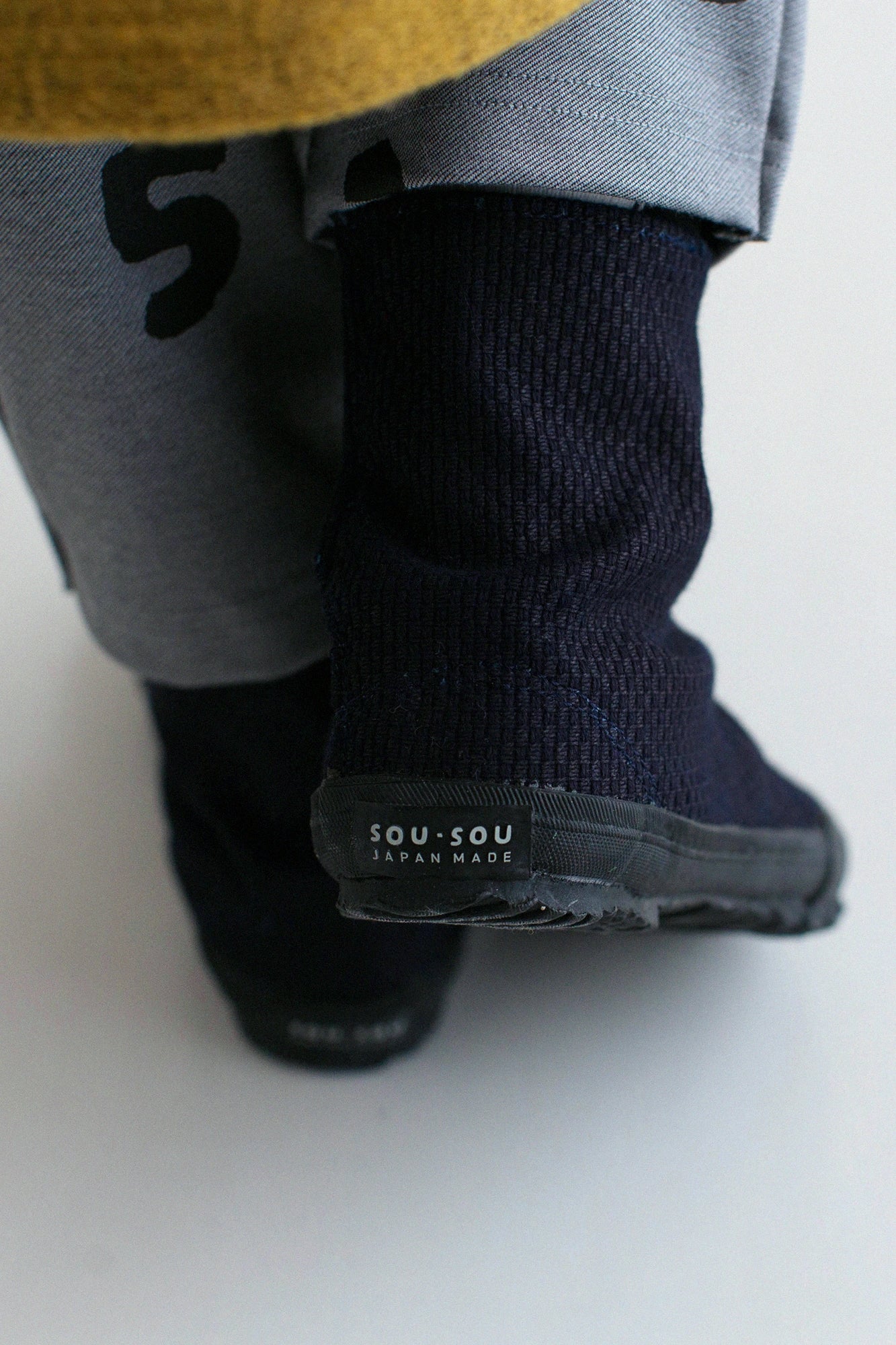 Split Toe Tabi Shoes / Sashiko Indigo