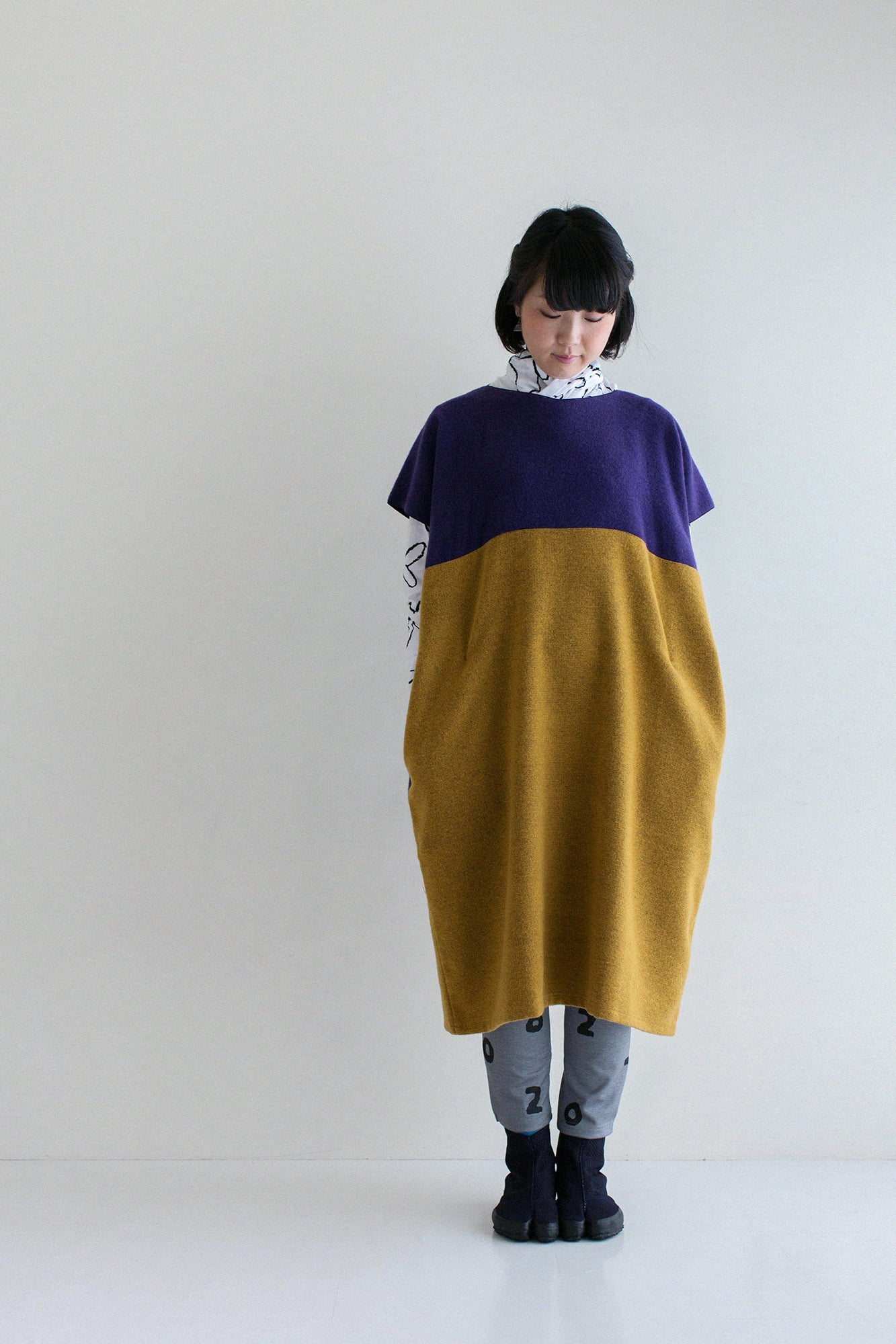 Split Toe Tabi Shoes / Sashiko Indigo