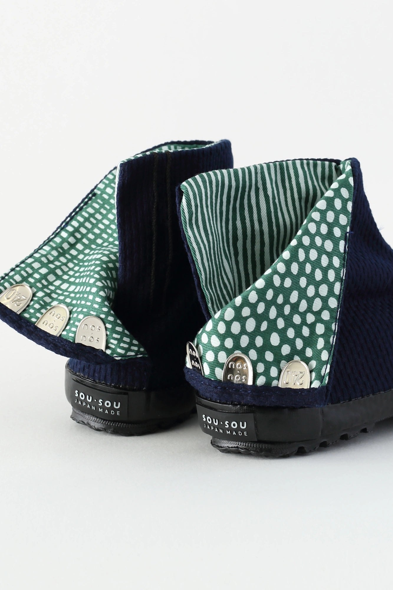 Split Toe Tabi Shoes / Sashiko Indigo