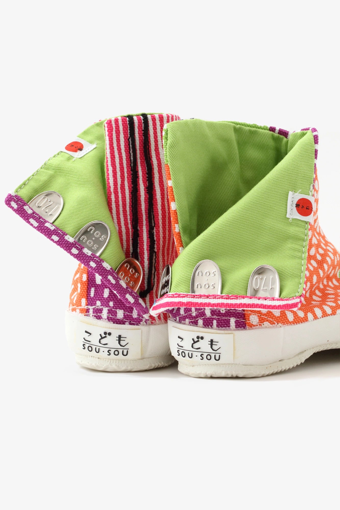 ●Split Toe Tabi Shoes for Kids / Lines and Dots Miyabi 3