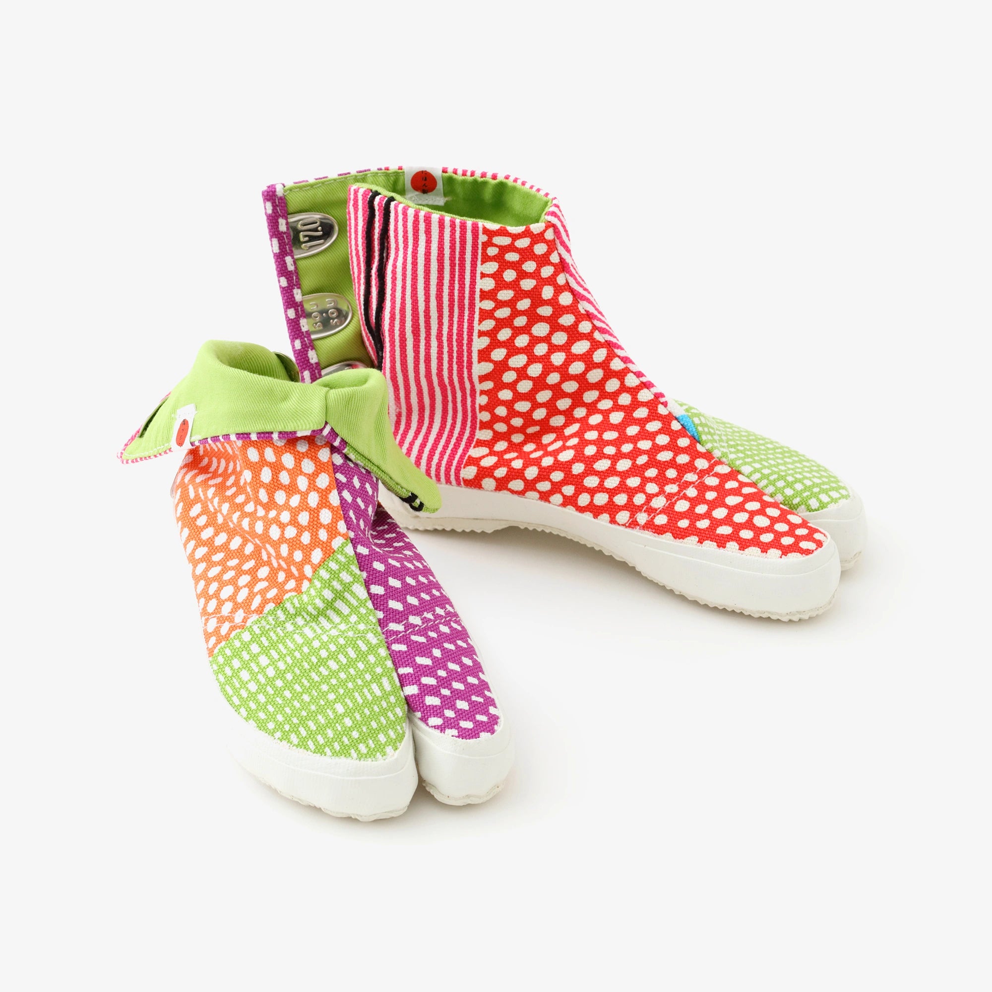 ●Split Toe Tabi Shoes for Kids / Lines and Dots Miyabi 3