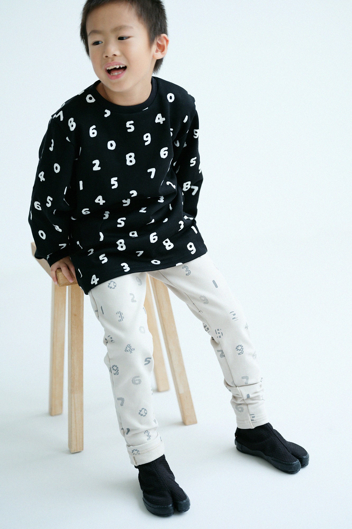 ● 어린이 Tabi 양말/Sashiko Makkuro 2