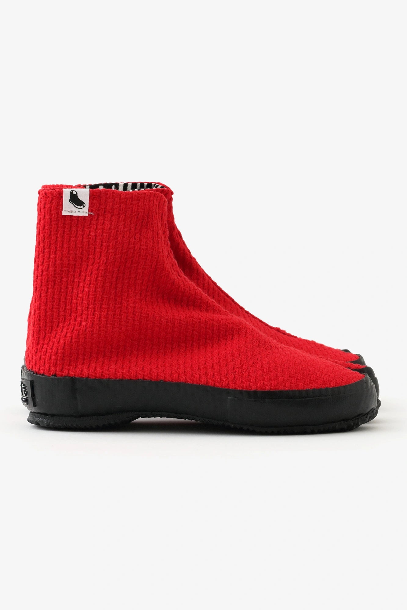 ●Split Toe Tabi Shoes for Kids / Sashiko Red 2