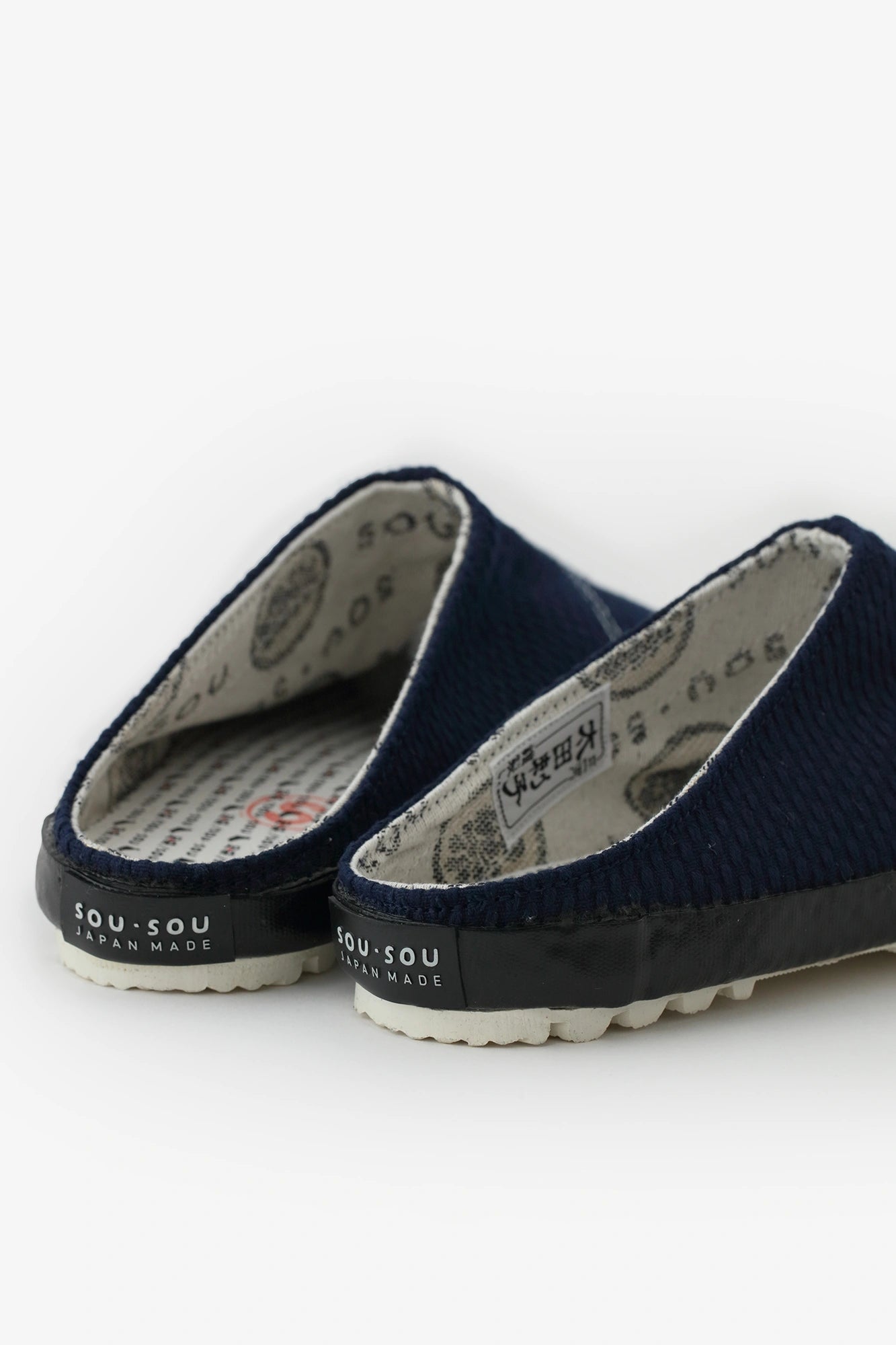 Chaussettes tabi adhésives/Sashiko Indigo