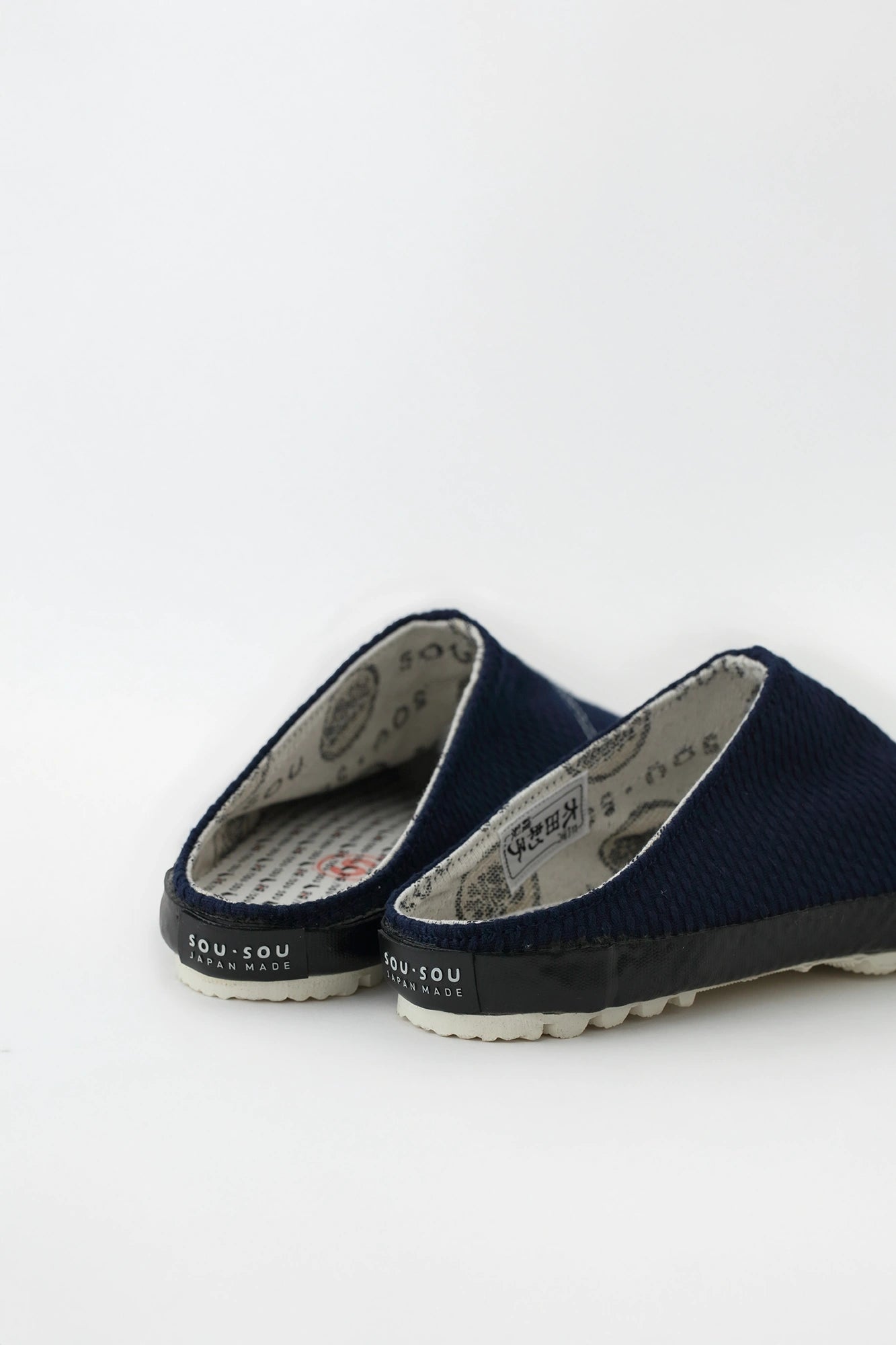 Chaussettes tabi adhésives/Sashiko Indigo