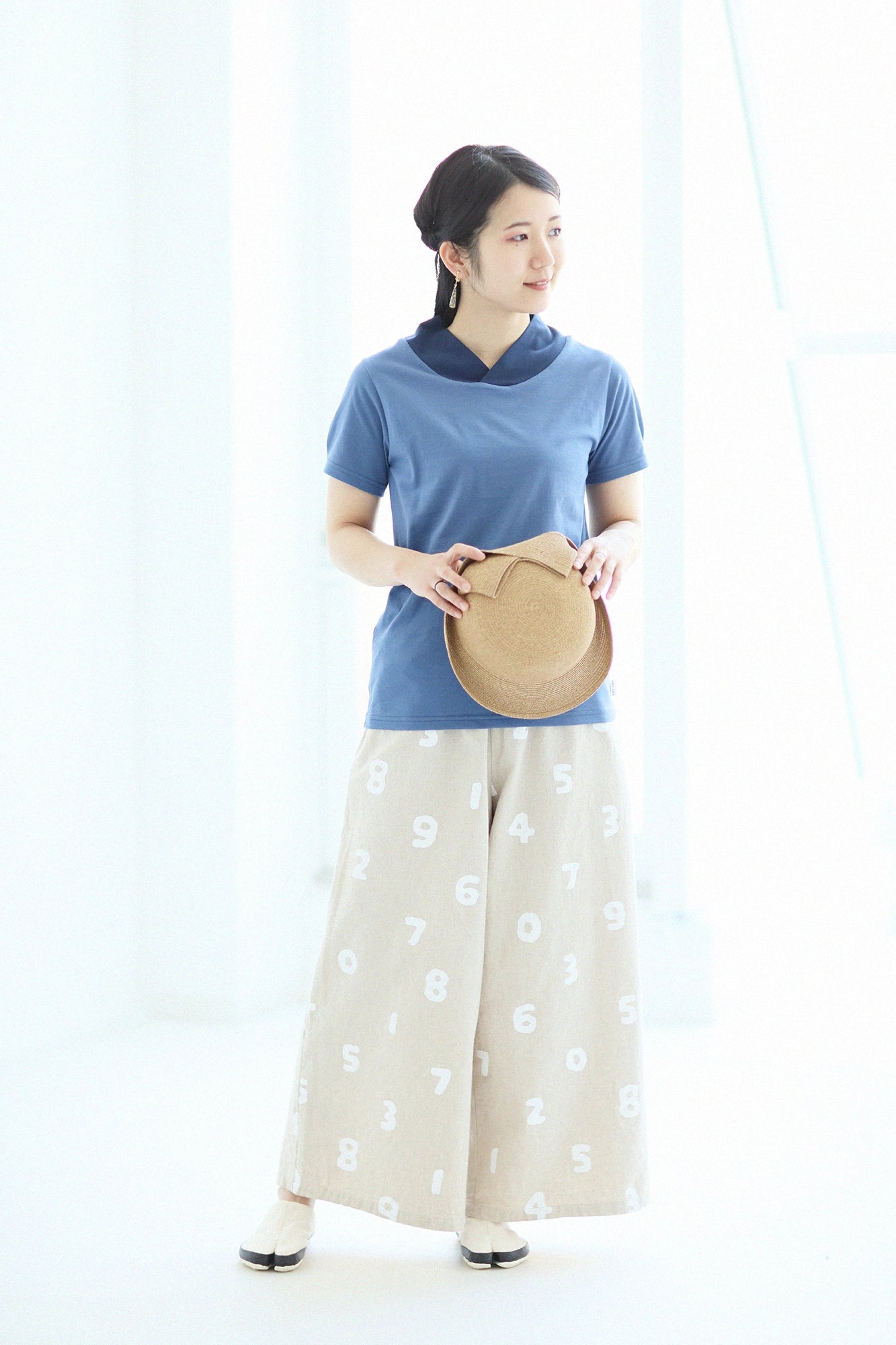 Coller Tabi chaussettes / sashiko généré (kinari)