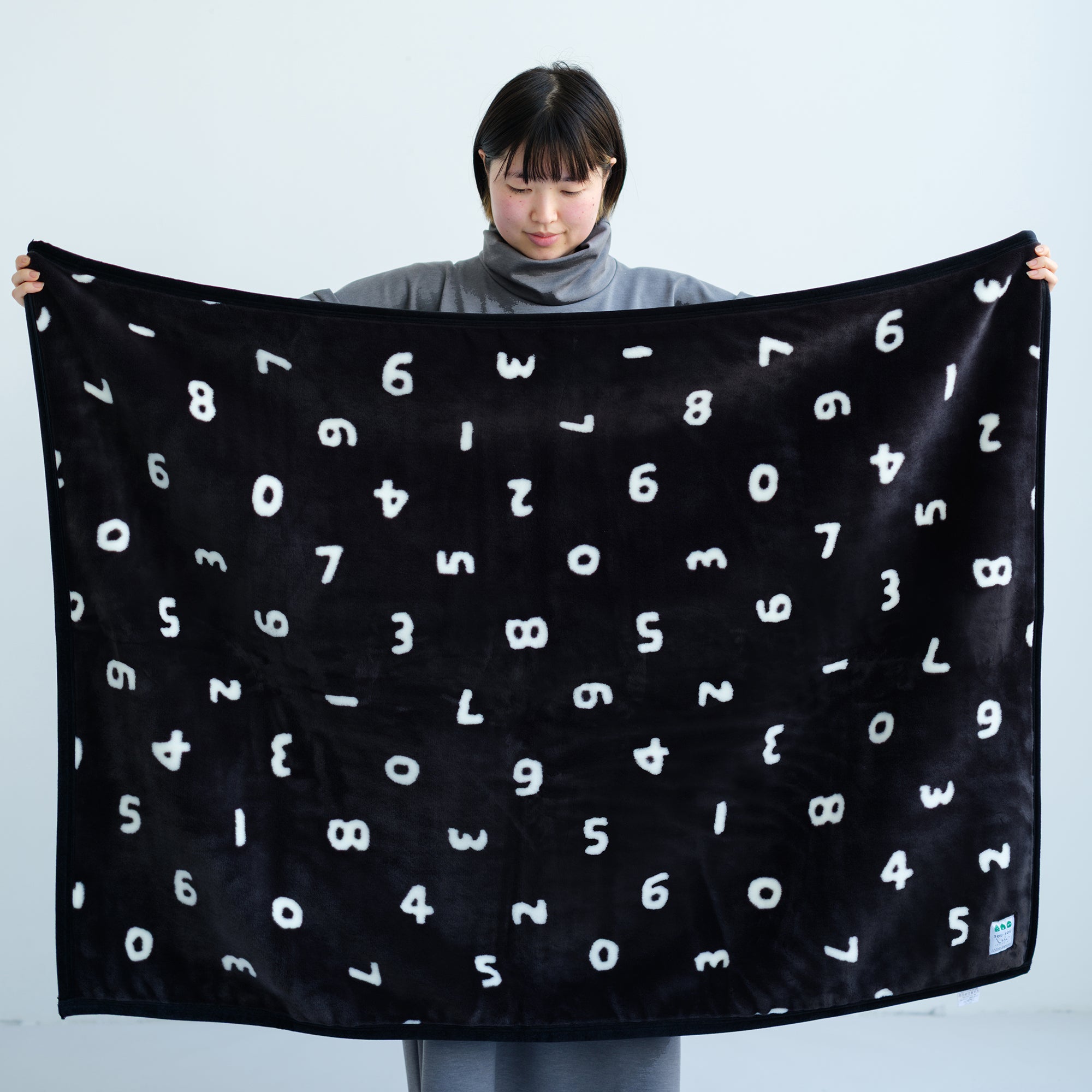 SOU・SOU×森弥毛織 アクリル毛布 小／SO-SU-Uあっちこっち