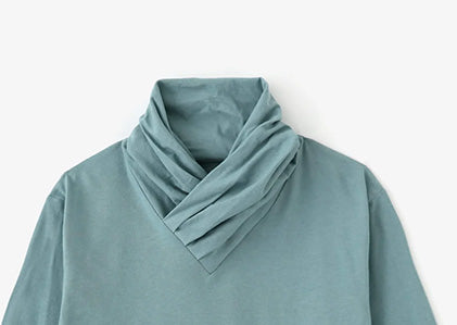 Turtle Neck Shirt Plain Color