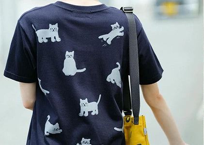 ねこ 半袖Tシャツ