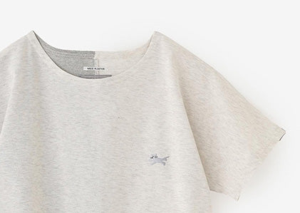 T-shirt manches courtes non coupé