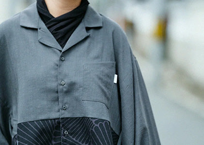 モスリン 開襟帯草衣