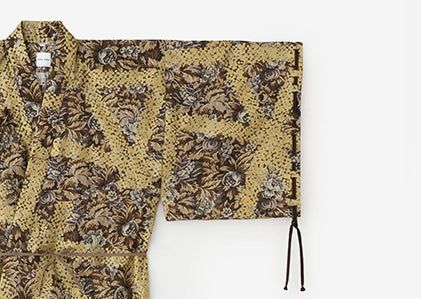 Roll-up Hem Simple Kimono