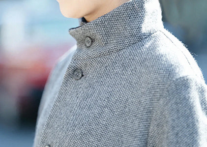 Manteau court col montant (automne/hiver)