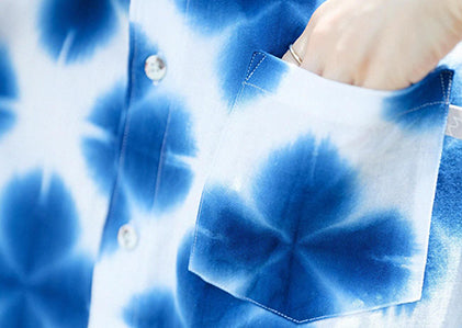 有松鳴海絞り 半袖シャツ