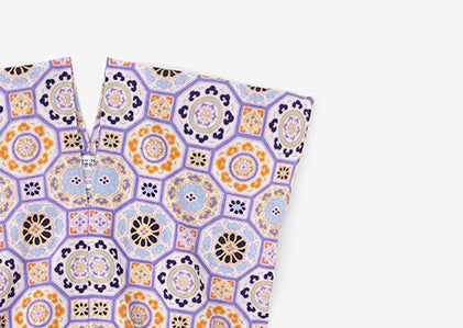 이세모멘 문장 직사각형 원피스 후타츠미