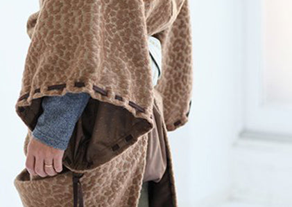 Roll-up Hem Simple Kimono with Lining（F/W）
