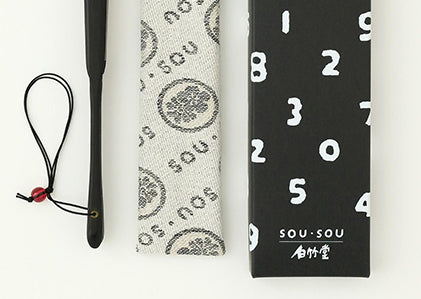 SOU・SOU×Hakuchikudo Kyoto Folding Fan