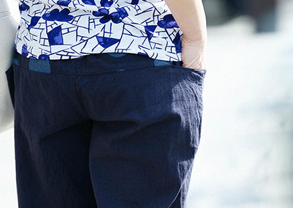 伊势棉 20/20 亚麻混纺 Obi Monpe