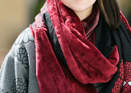 Muslin Wool Boa Infinity Scarf