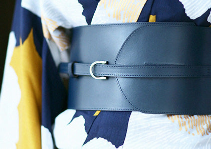 Leather Obi Belt FestiveMina