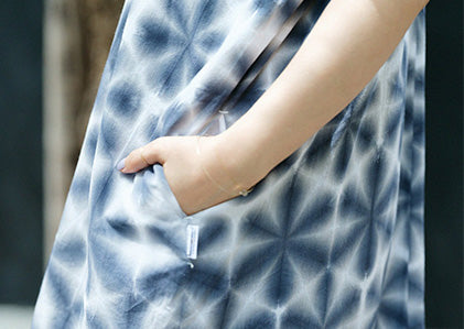 Shinkiyo Shibori 文字长方形衣服