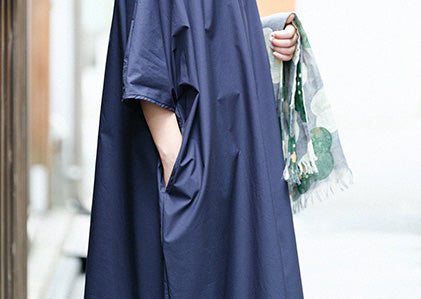 robe longue à manches chauve-souris