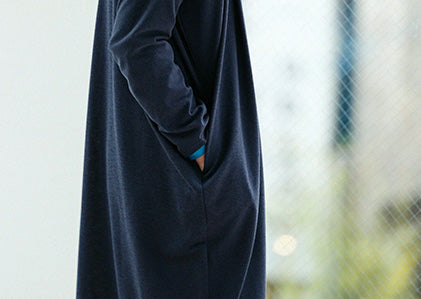 Leichter Mantel mit Stehkragen