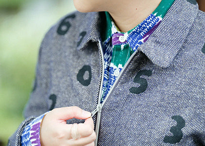 Collared ZIP UPJacket