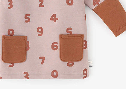 Bi-color Sleeve Square Neck Shirt Akome