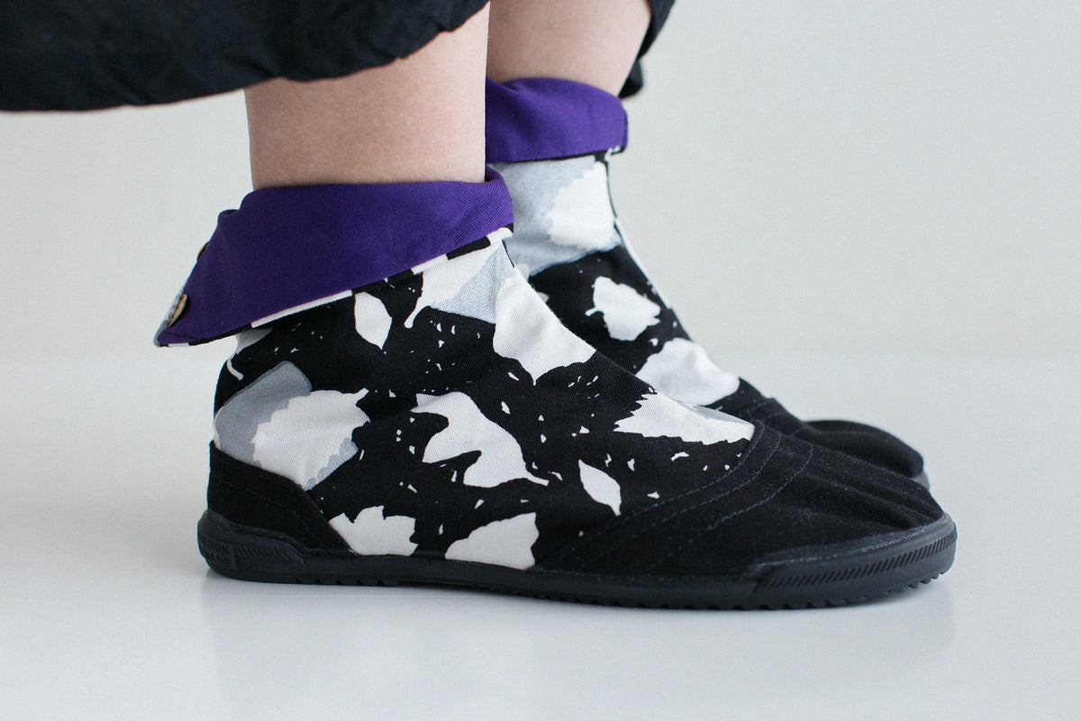 [En ligne uniquement] 5 chaussettes Tabi arrondies / automne profond