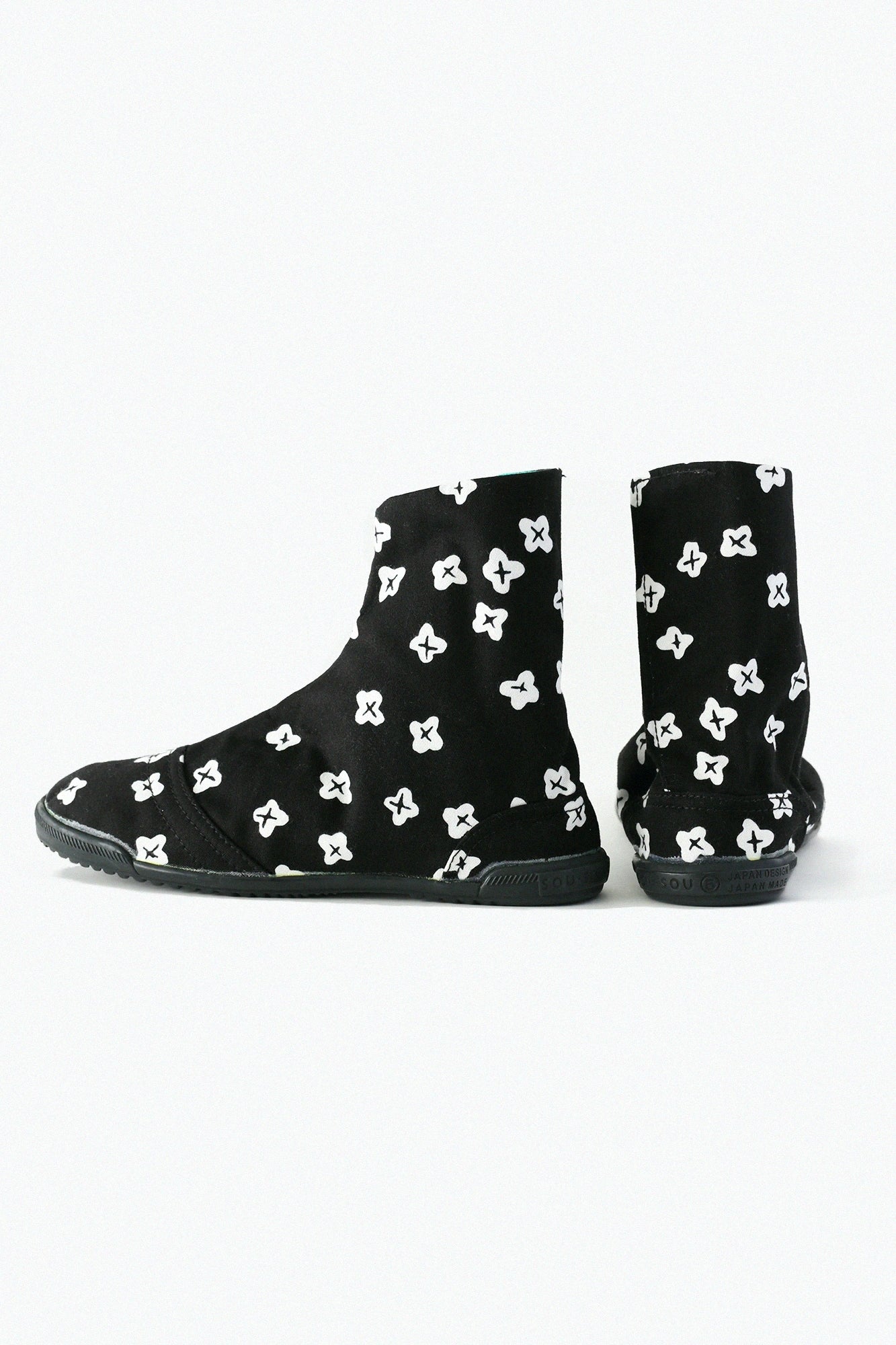 [En ligne seulement] 5 chaussettes tabi à bouts ronds/petites fleurs